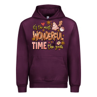 Mauve Wine its the most wonderful time of the year Urban Hoodie - MaliasSmallBusiness