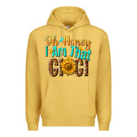 Antique Gold oh honey i am that gigi nca Premium Hoodie - NancyCooperArtShop