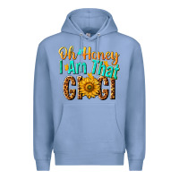 Colony Blue oh honey i am that gigi nca Premium Hoodie - NancyCooperArtShop