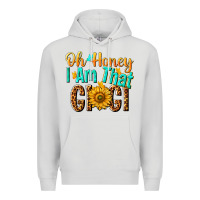 Dove Grey oh honey i am that gigi nca Premium Hoodie - NancyCooperArtShop