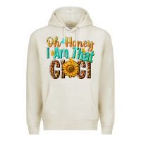 Oatmeal Heather oh honey i am that gigi nca Premium Hoodie - NancyCooperArtShop