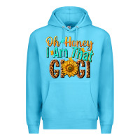 Ocean Blue oh honey i am that gigi nca Premium Hoodie - NancyCooperArtShop