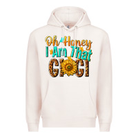 Pale Pink oh honey i am that gigi nca Premium Hoodie - NancyCooperArtShop