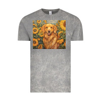 Cloud Rock golden retriever Vintage Tee - Unal Design