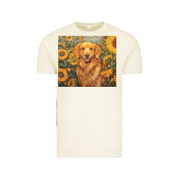 Vintage Arctic golden retriever Vintage Tee - Unal Design