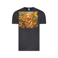 Vintage Black golden retriever Vintage Tee - Unal Design