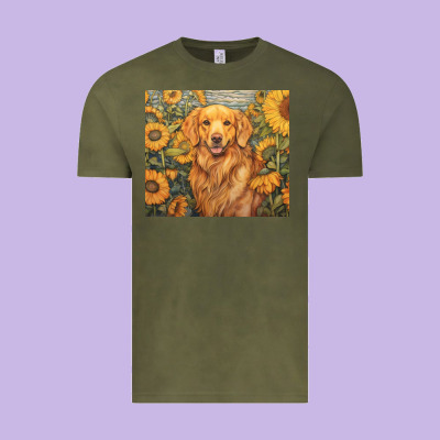 Vintage Tee golden retriever