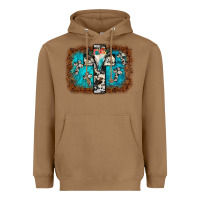 Toasted Coconut bull skull cross backgraund Heavyweight Hoodie - JahusDesignShop