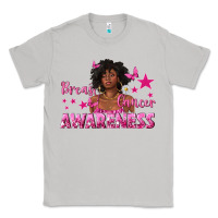 Moon Dust Breast Cancer Awareness with Afro Woman Classic Tee - texasbilliewilder