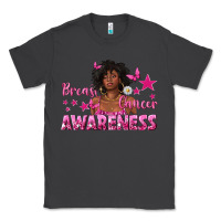 Smoke Breast Cancer Awareness with Afro Woman Classic Tee - texasbilliewilder