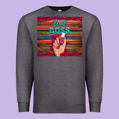 Nail Boss Premium Sweatshirt Designed By Artiststas