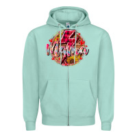 Seafoam mama lighting bolt Zipper Hoodie - RacoonDesign