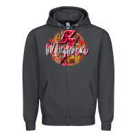 Smoke mama lighting bolt Zipper Hoodie - RacoonDesign