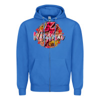 True Royal mama lighting bolt Zipper Hoodie - RacoonDesign