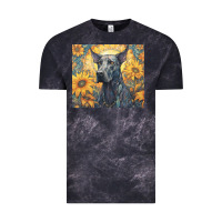 Cloud Black great dane Vintage Tee - Unal Design