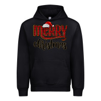 Black merry christmas Urban Hoodie - MaliasSmallBusiness