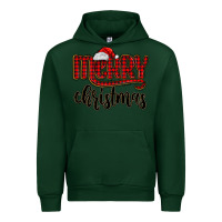 Forest Green merry christmas Urban Hoodie - MaliasSmallBusiness