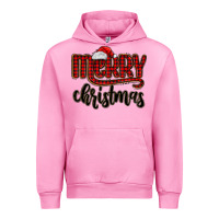 Fuchsia Pink merry christmas Urban Hoodie - MaliasSmallBusiness