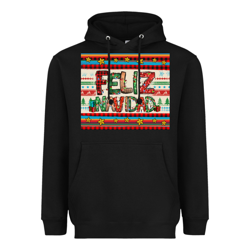 Feliz Navidad Spanish Christmas Heavyweight Hoodie by Jasminsmagicworld | Teevron