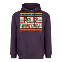 Plum feliz navidad spanish christmas Heavyweight Hoodie - Jasminsmagicworld