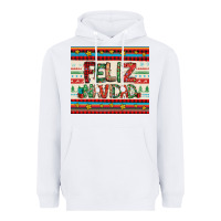 White feliz navidad spanish christmas Heavyweight Hoodie - Jasminsmagicworld