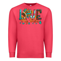 Cardinal love my tribe native american indian headdress Premium Sweatshirt - Artiststas