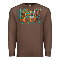 Chestnut love my tribe native american indian headdress Premium Sweatshirt - Artiststas