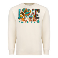 Sandshell love my tribe native american indian headdress Premium Sweatshirt - Artiststas