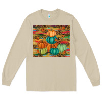 Mushroom pumpkin Long Sleeve Tee - RanaPortraitStore
