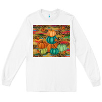White pumpkin Long Sleeve Tee - RanaPortraitStore