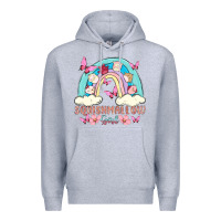 Heather Grey squish girl Premium Hoodie - MaliasSmallBusiness