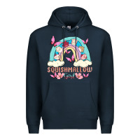 Navy squish girl Premium Hoodie - MaliasSmallBusiness