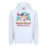 White squish girl Premium Hoodie - MaliasSmallBusiness