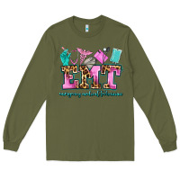 Army Green emt emergency medical technician Long Sleeve Tee - AdoDesignShop