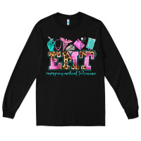 Black emt emergency medical technician Long Sleeve Tee - AdoDesignShop