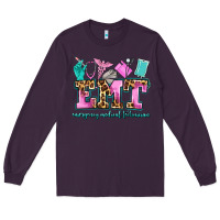 Plum emt emergency medical technician Long Sleeve Tee - AdoDesignShop