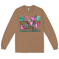 Toasted Coconut emt emergency medical technician Long Sleeve Tee - AdoDesignShop