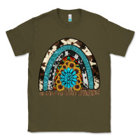 Army Green rainbow sunflower gemstone Classic Tee - RanaPortraitStore