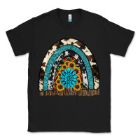 Black rainbow sunflower gemstone Classic Tee - RanaPortraitStore