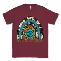 Burgundy rainbow sunflower gemstone Classic Tee - RanaPortraitStore