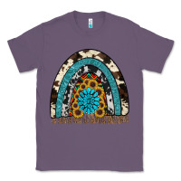 Lavender rainbow sunflower gemstone Classic Tee - RanaPortraitStore