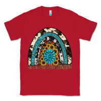 Red rainbow sunflower gemstone Classic Tee - RanaPortraitStore