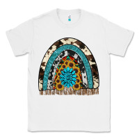 White rainbow sunflower gemstone Classic Tee - RanaPortraitStore