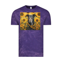 Cloud Purple greyhound Vintage Tee - Unal Design
