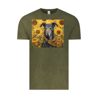 Vintage Olive greyhound Vintage Tee - Unal Design