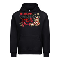 Black its the most wonderful time of the year Urban Hoodie - MaliasSmallBusiness
