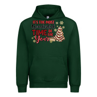Forest Green its the most wonderful time of the year Urban Hoodie - MaliasSmallBusiness