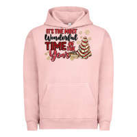 Pigment Salmon its the most wonderful time of the year Urban Hoodie - MaliasSmallBusiness