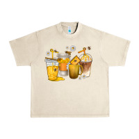 Sandshell coffee cups bumble bee Urban Heavy Tee - texasbilliewilder