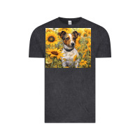 Vintage Black jack russel terrier Vintage Tee - Unal Design